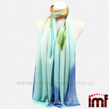 2014 neue Art Damenmode Wolle bedruckter Schal handbemalte Schals